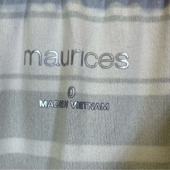 Maurices, Striped Maxi Skirt w/side slits, Size 0X. In excellent condition! - Picture 4 of 6